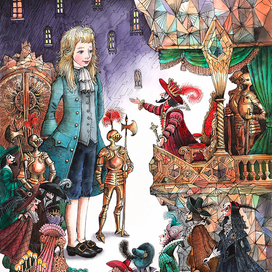 Алеша в подземном царстве.