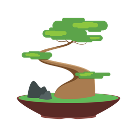 Зеленый бонсай