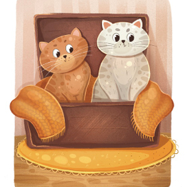 Коты в чемодане