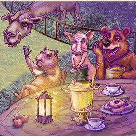 Разворот для детской книги