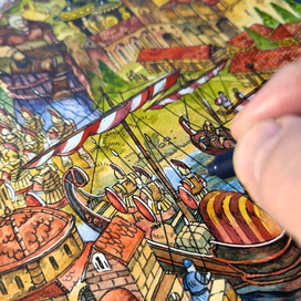 Иллюстрация. Процесс.