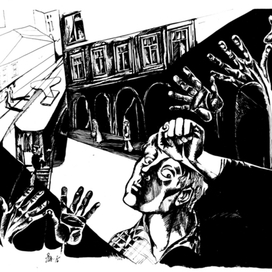 Иллюстрация к роману М. Булгакова "Мастер и Маргарита"