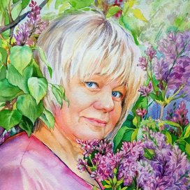 Сирень цветёт