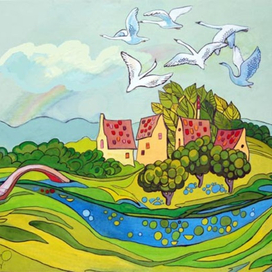 сказка братьев Гримм " Шесть лебедей"