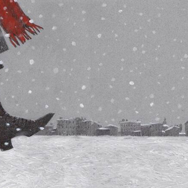 Шмуцтитул к книге М.Булгакова "Собачье сердце"