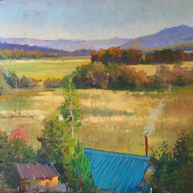 Пейзажик в деревушке