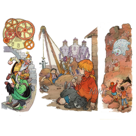 Одна известная сказка-часть 3. Цветные полосы и половины