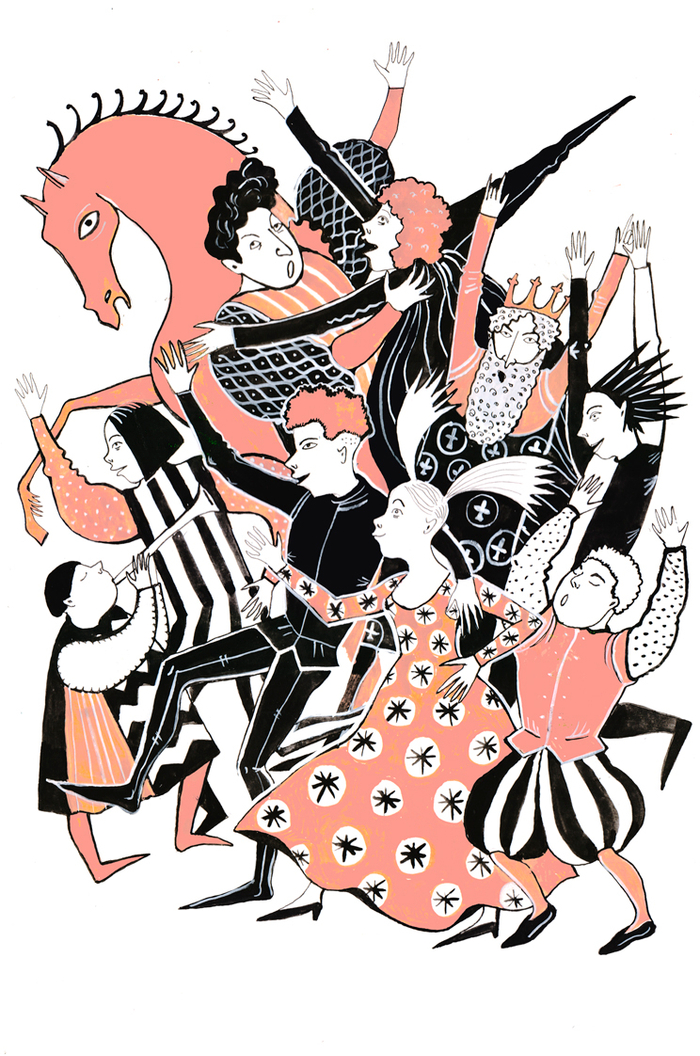 иллюстрация к книге Алексея Дурново "Рыжий Рыцарь", издательство albuscorvus