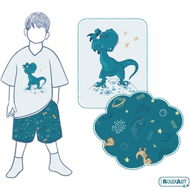 Patterns set «Dino»