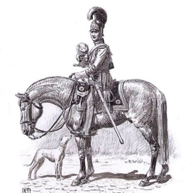 Прусский кирасир. 1828г.