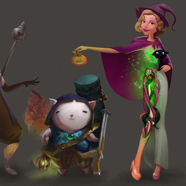 Разработка персонажей к игре