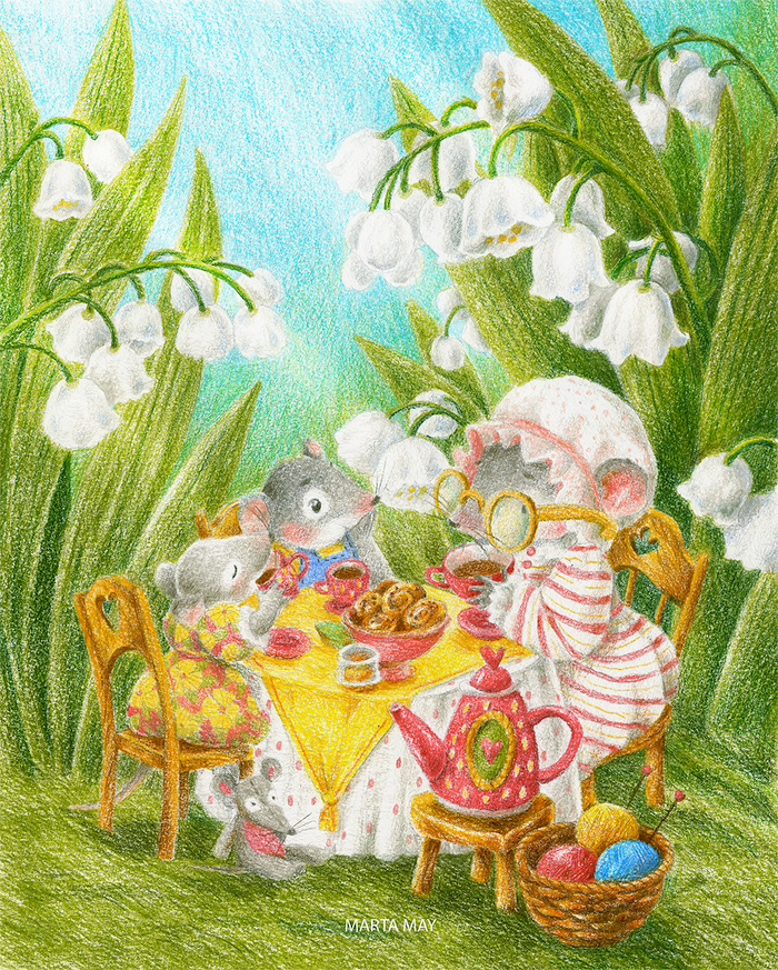 Чаепитие в саду