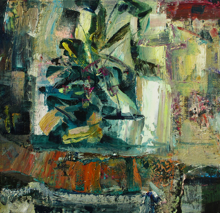 деревенский интерьер с окном