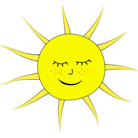 Солнце для детской игры