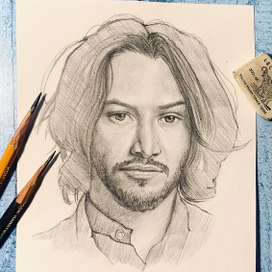 Портрет Киану Ривза