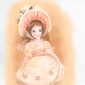 Девочка в розовой шляпке