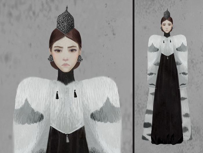 Персонаж Несмеяны для мультфильма