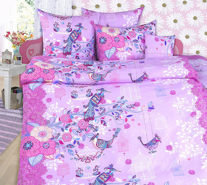 Комплект постельного белья для девочек «Валентина»
