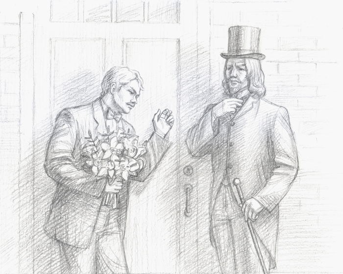 Иллюстрация к рассказу Г.К. Честертона