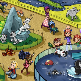 Веселый зоопарк