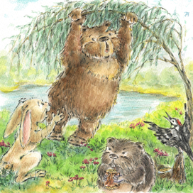 Заяц и сладкая ива