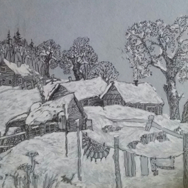 заснеженная