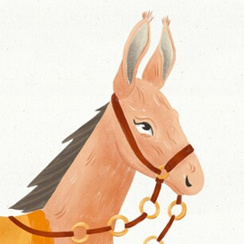 Алфавит с животными - буква М