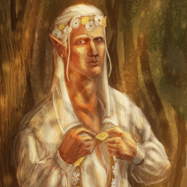 Зевран Араннай с веночком