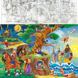 покраска чужого наброска