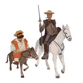 Дон Кихот и Санчо Панса