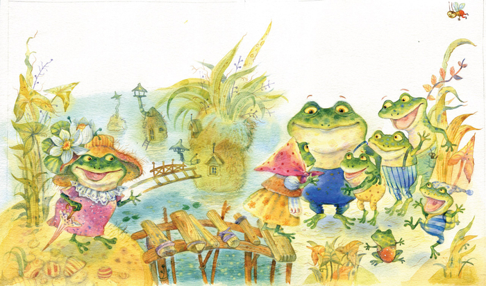 Лягух, родня