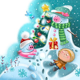 Иллюстрации к стихам Инны Невской "Пушистые почемучки"