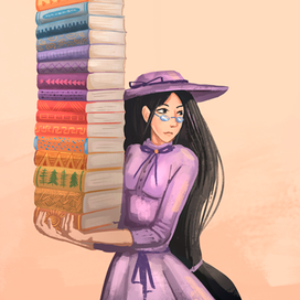 Открытка с книгами_2