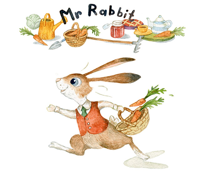 Куда спешит кролик?