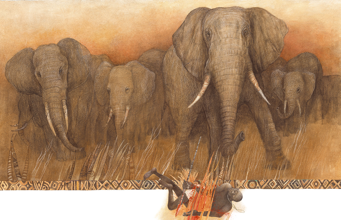 охота на слонов