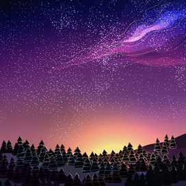 galaxy night sky