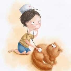 А у ваших детей и котов какие отношения?))