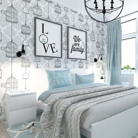 Светлая спальня