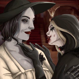 Фанарт - Леди Димитреску и Бела Димитреску