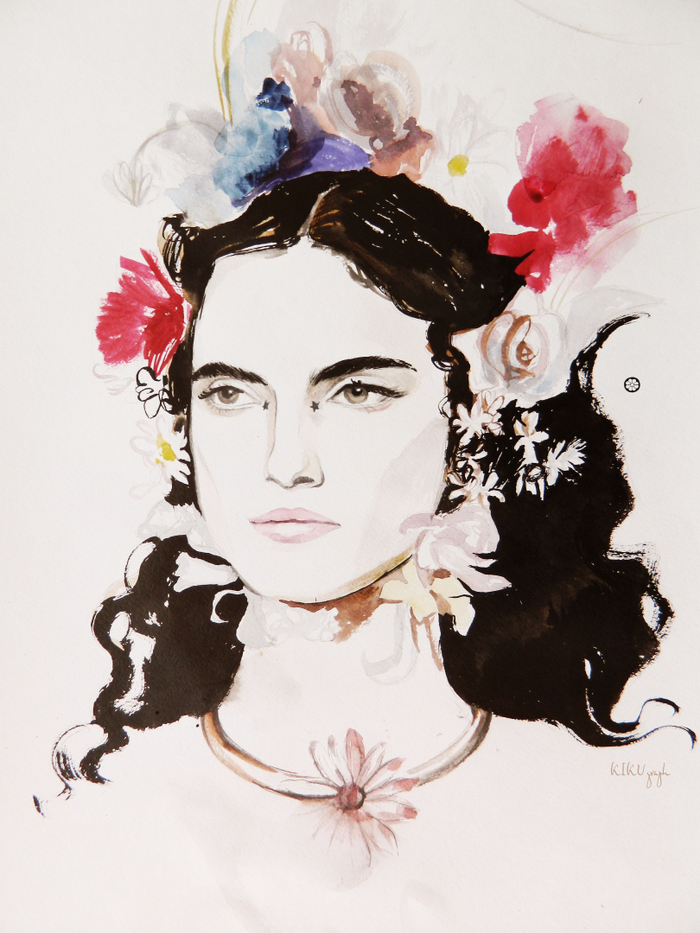 Фешн-иллюстрация. Кристиан Диор, весна 2017