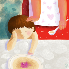 Не лечи меня бабушка кашей Мы сегодня поссорились с Машей...