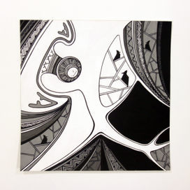 Триптих "Север. Человек и животное" 1