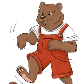 Серия иллюстраций для раскраски "Наша Таня громко плачет" 