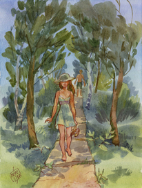 Дорога к берегу