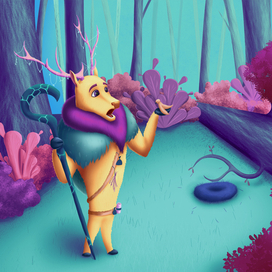 Олень-друид