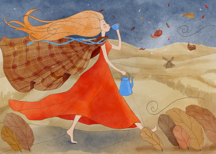 Уютная осень. Набор открыток. 