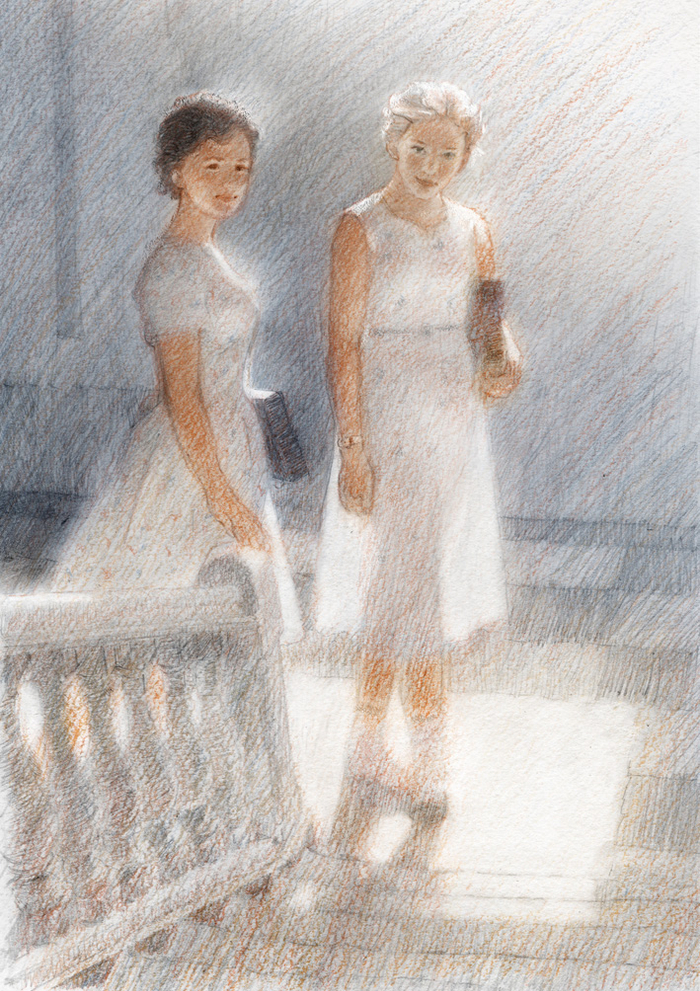 Иллюстрация к роману А. Лиханова "Оглянись на повороте или хроника забытого времени".