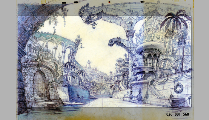 Разработка локации  для мультфильма.