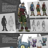 Концепт-арт  (персонажи, окружение)