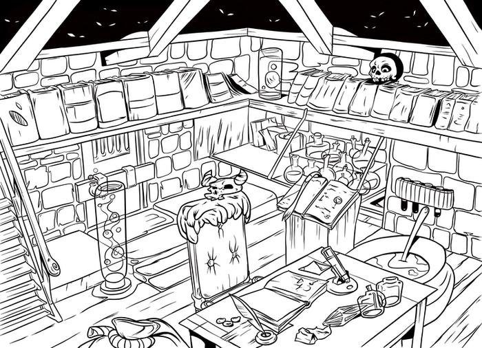 Комната алхимика